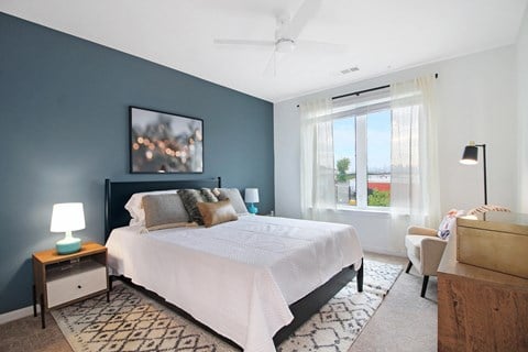 Floor plan for 2 beds, 2 baths, 1307 sqft